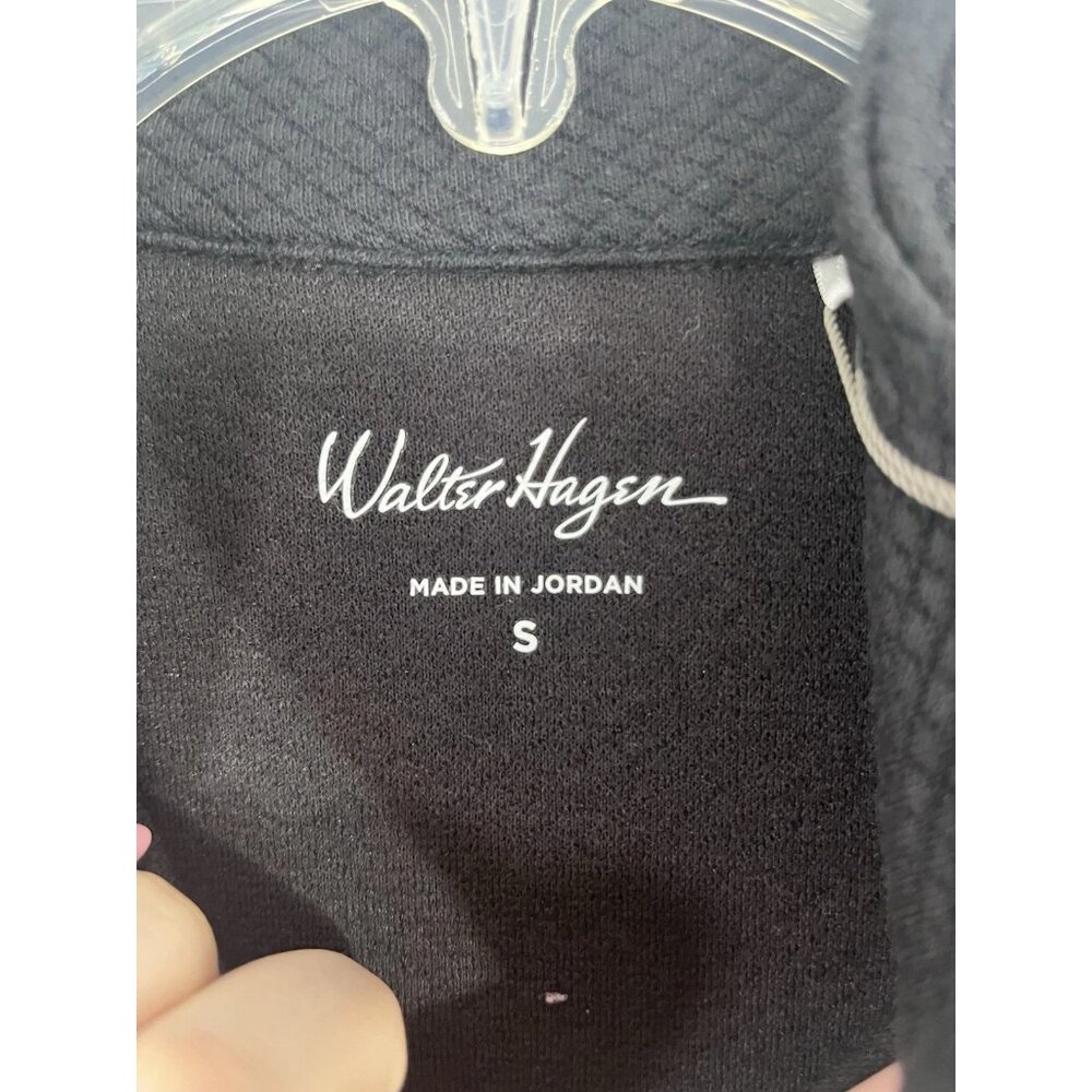 Walter Hagen Women’s Golf Jacket Black Small Full Zip UPF 50+ Pockets Active - Picture 9 of 11